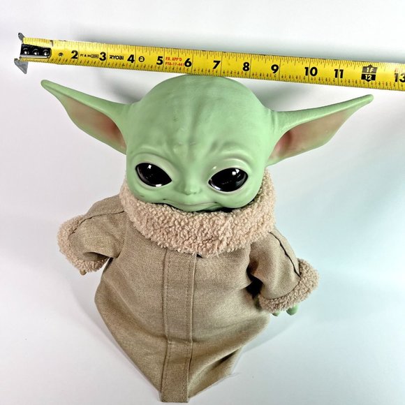 Baby Yoda #1 Grogu The Child Star Wars Mandalorian Doll Beanbag Bottom 11" Plush - Picture 10 of 16